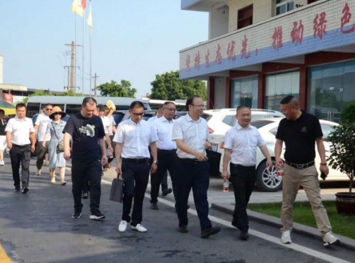 叙永县委常委申刚一行莅临开云手机官方版页面登录入口集团总部基地调研